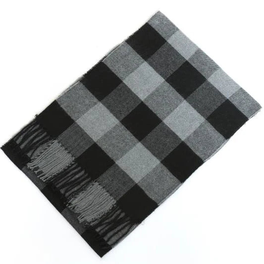 Cashmere Shawl Plaid Scarf Unisex Pashmina Neckerchief Tassel Echarpe Women