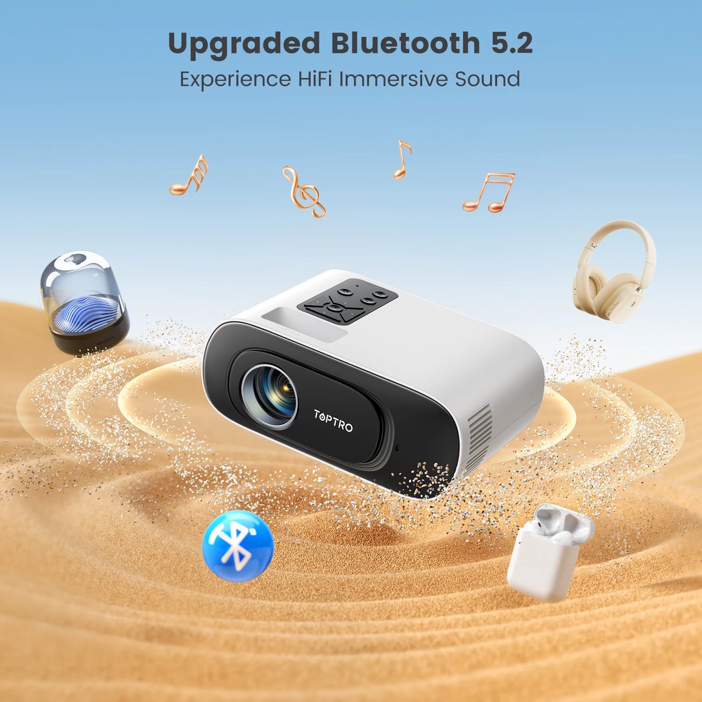 Mini Portable Projector Full HD