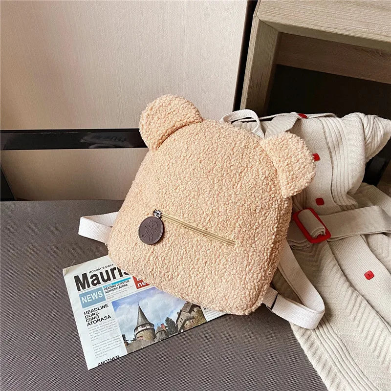 Cute Backpack Plush Bear Kid Bag Girl Cartoon Fashion Backpack Kids Bags Toddler Backpacks School Bag Mochila Infantil Menina