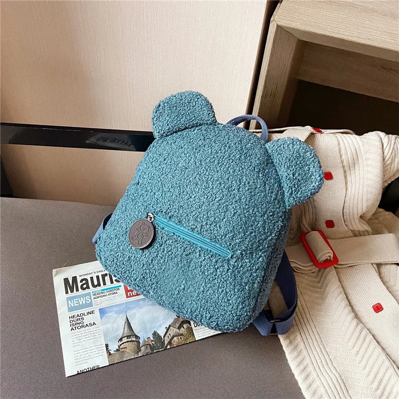 Cute Backpack Plush Bear Kid Bag Girl Cartoon Fashion Backpack Kids Bags Toddler Backpacks School Bag Mochila Infantil Menina