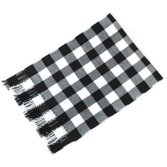 Cashmere Shawl Plaid Scarf Unisex Pashmina Neckerchief Tassel Echarpe Women