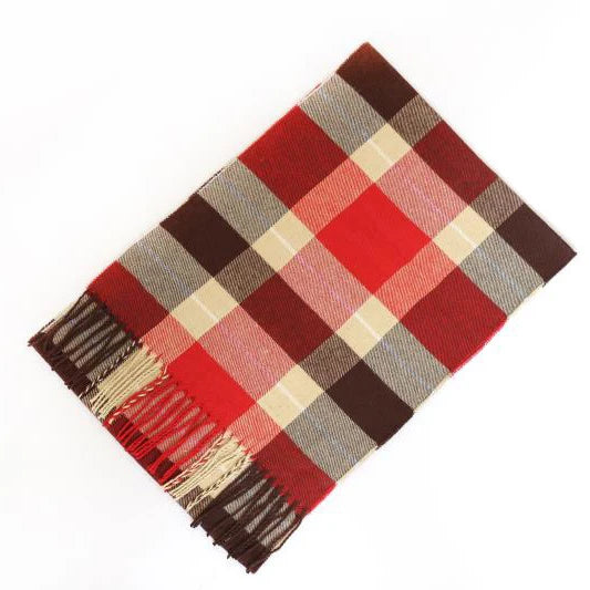Cashmere Shawl Plaid Scarf Unisex Pashmina Neckerchief Tassel Echarpe Women