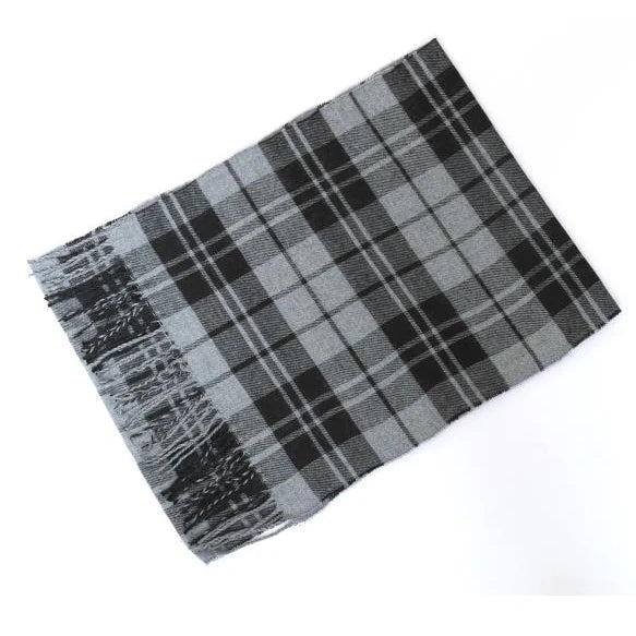 Cashmere Shawl Plaid Scarf Unisex Pashmina Neckerchief Tassel Echarpe Women