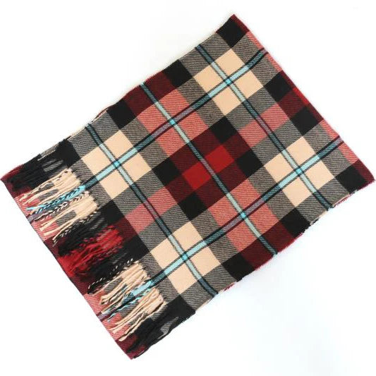 Cashmere Shawl Plaid Scarf Unisex Pashmina Neckerchief Tassel Echarpe Women