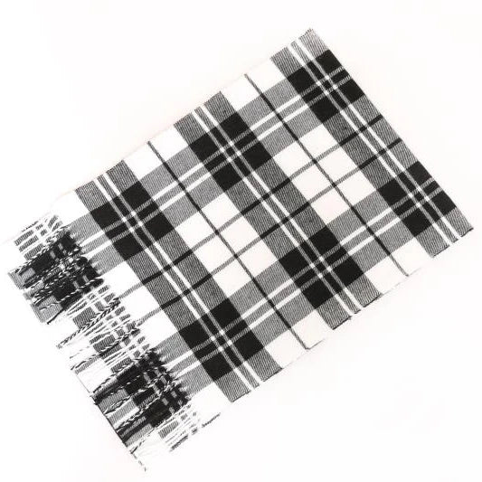 Cashmere Shawl Plaid Scarf Unisex Pashmina Neckerchief Tassel Echarpe Women