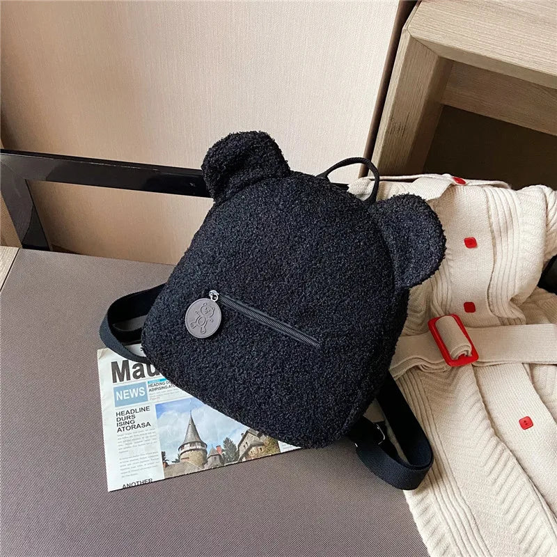 Cute Backpack Plush Bear Kid Bag Girl Cartoon Fashion Backpack Kids Bags Toddler Backpacks School Bag Mochila Infantil Menina