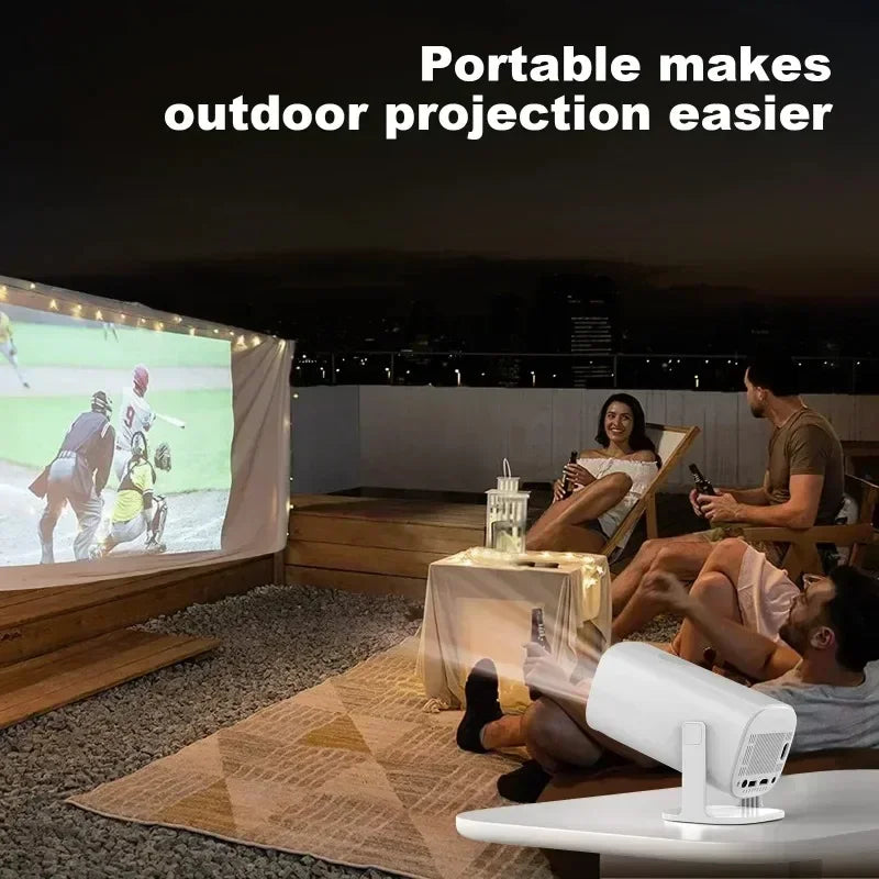 Smart Mini Projector with Bluetooth WiFi Portable