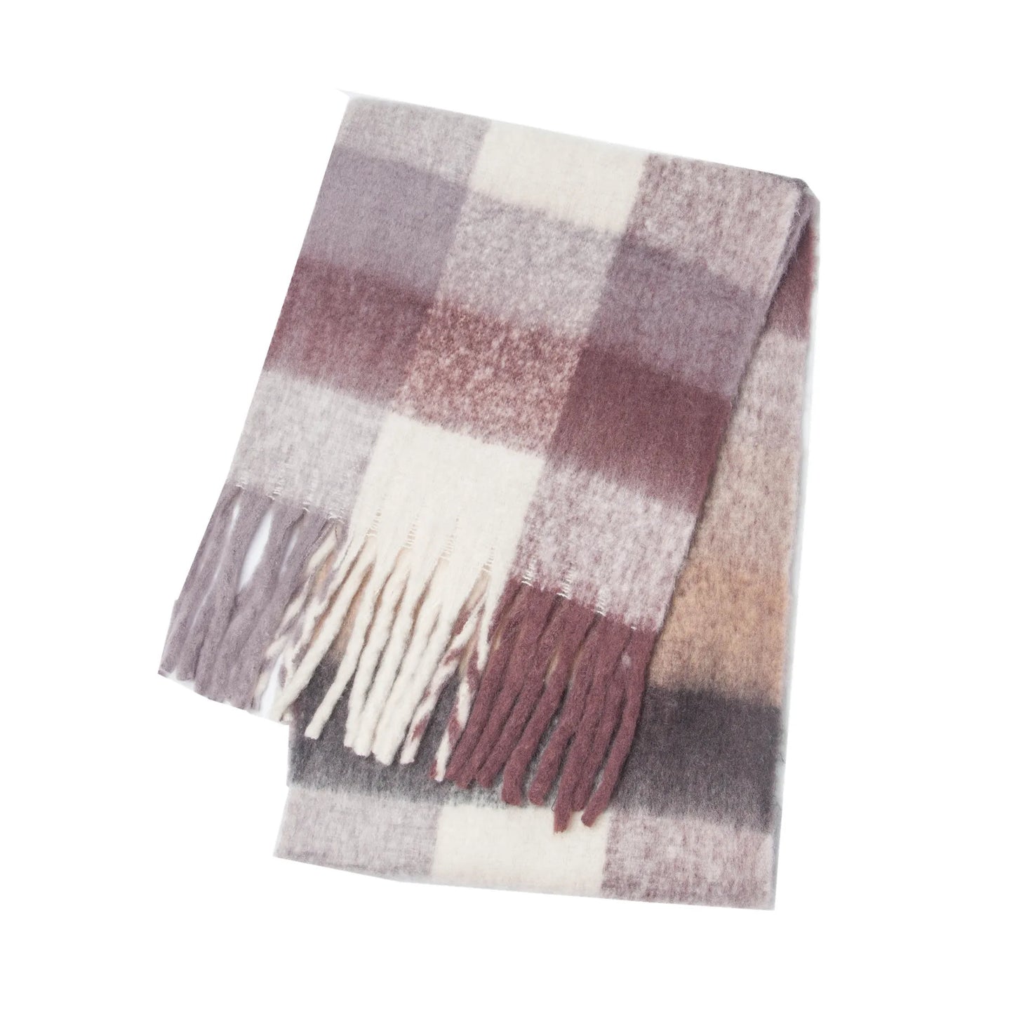 NEW Luxury Winter Thick Warm Scarf Women Cashmere Shawl and Wraps Pashmina Neckerchief Bufanda Female Long Tessel Echarpe 2024