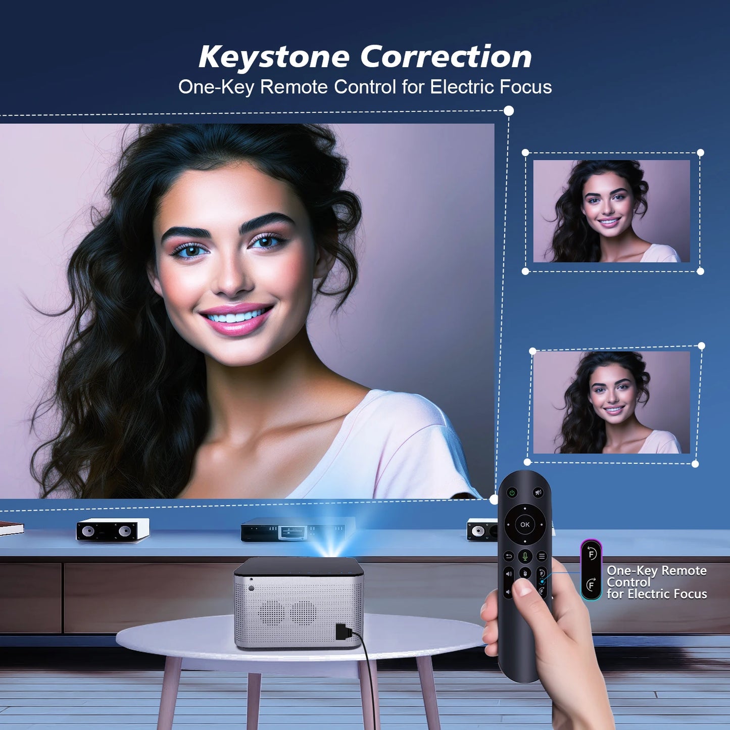 Magcubic HY350 4K Android 11 Projector with 580 ANSI Lumens
