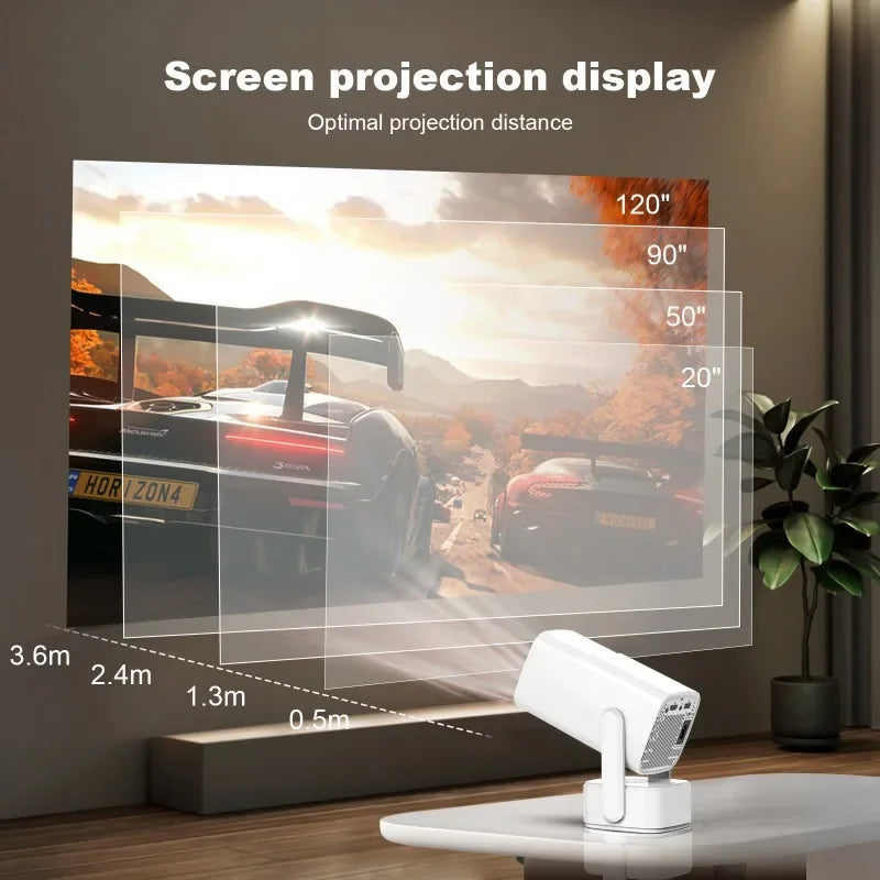 DAIDAN Portable Projector - WiFi 6 & Bluetooth - 1080p