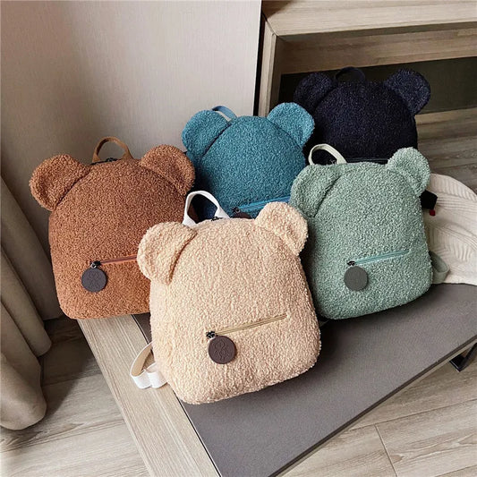 Cute Backpack Plush Bear Kid Bag Girl Cartoon Fashion Backpack Kids Bags Toddler Backpacks School Bag Mochila Infantil Menina