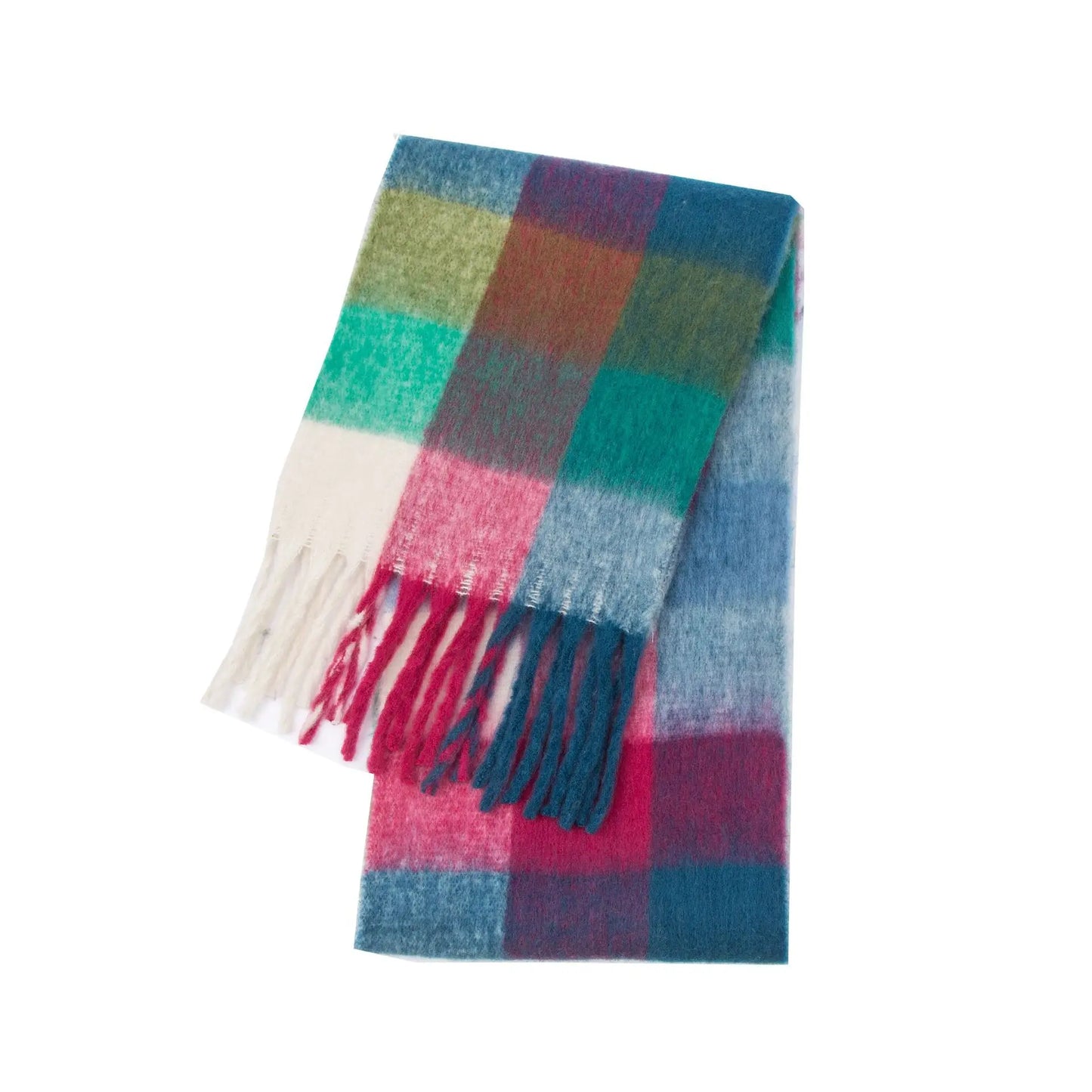 NEW Luxury Winter Thick Warm Scarf Women Cashmere Shawl and Wraps Pashmina Neckerchief Bufanda Female Long Tessel Echarpe 2024